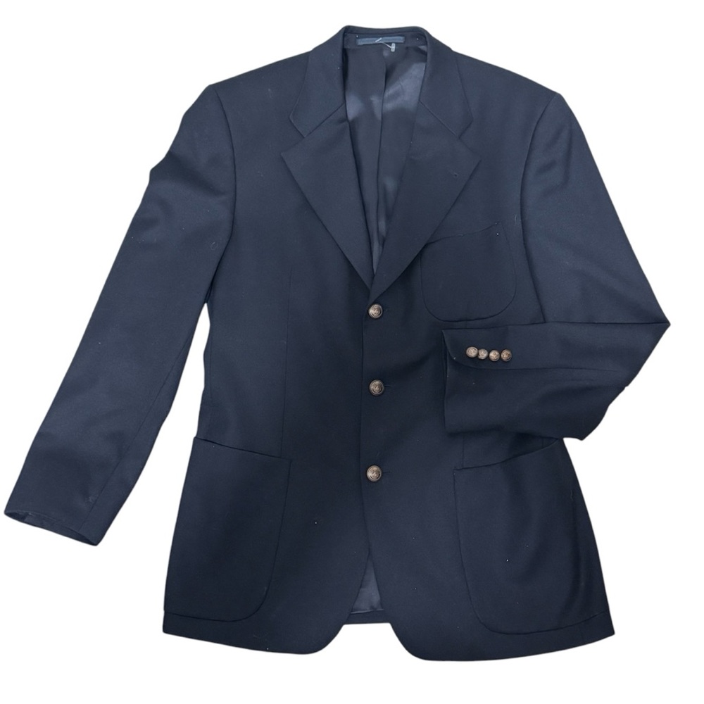 BOSS Hugo Boss - Men’s Navy Single-breasted Wool Blazer/ Jacket - 44R